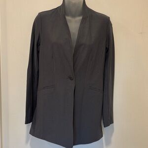 EILEEN FISHER PETITE Gray Viscose Jacket PS/PP